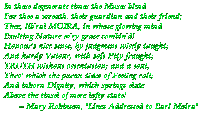 Mary Robinson poem