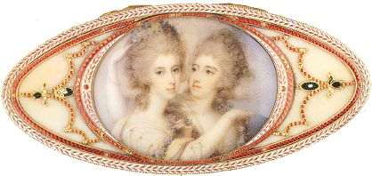 Lady Priscilla and Lady Georgiana Bertie
